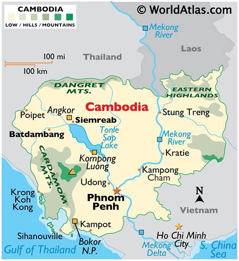 captial of cambodia|cambodia on a world map.